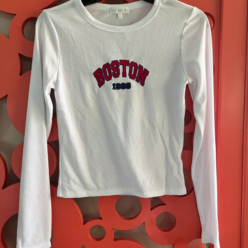 Riley & James "Boston 1998" Ribbed Long-Sleeve Tee